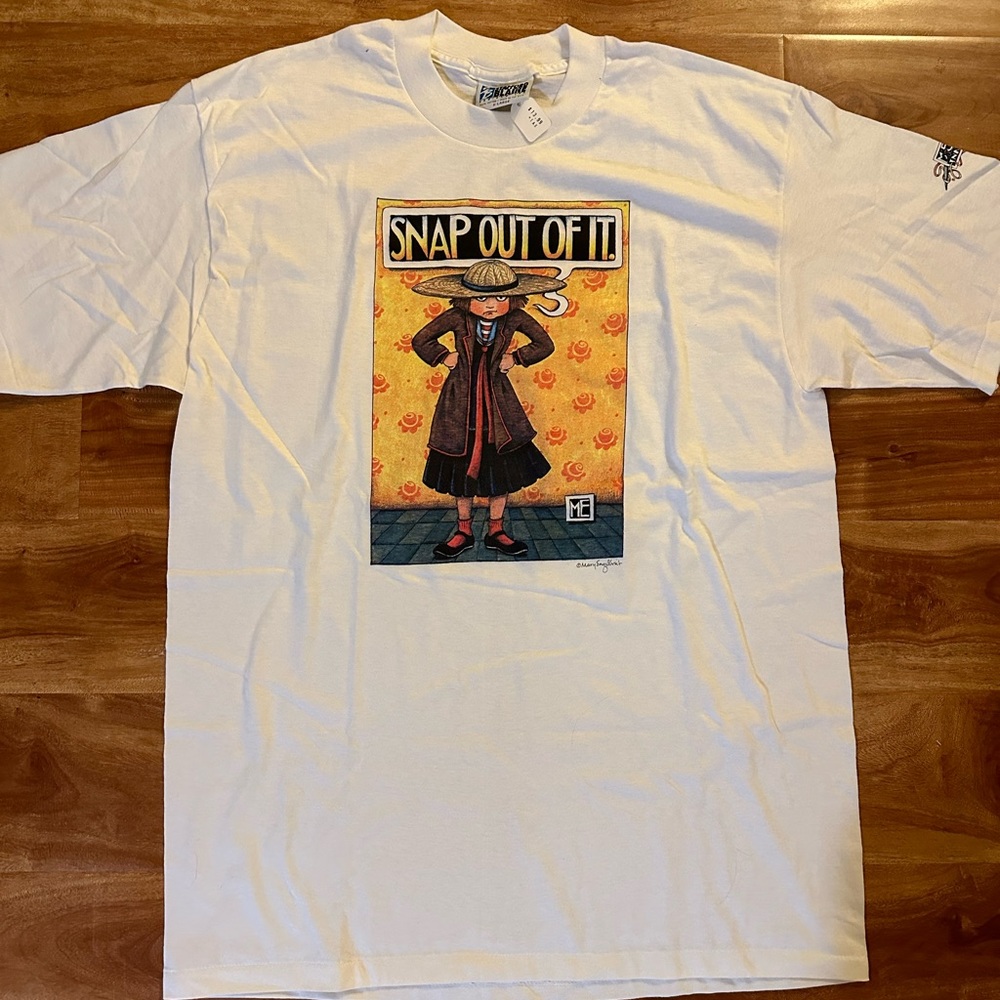 NEW Vintage Snap Out Of It Mary Engelbreit 90s Shirt With Tag size XL
